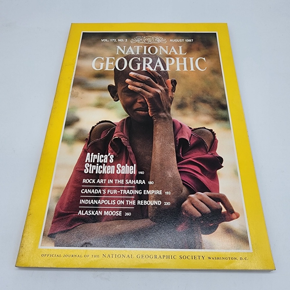 National Geographic Magazine August 1987 No Insert